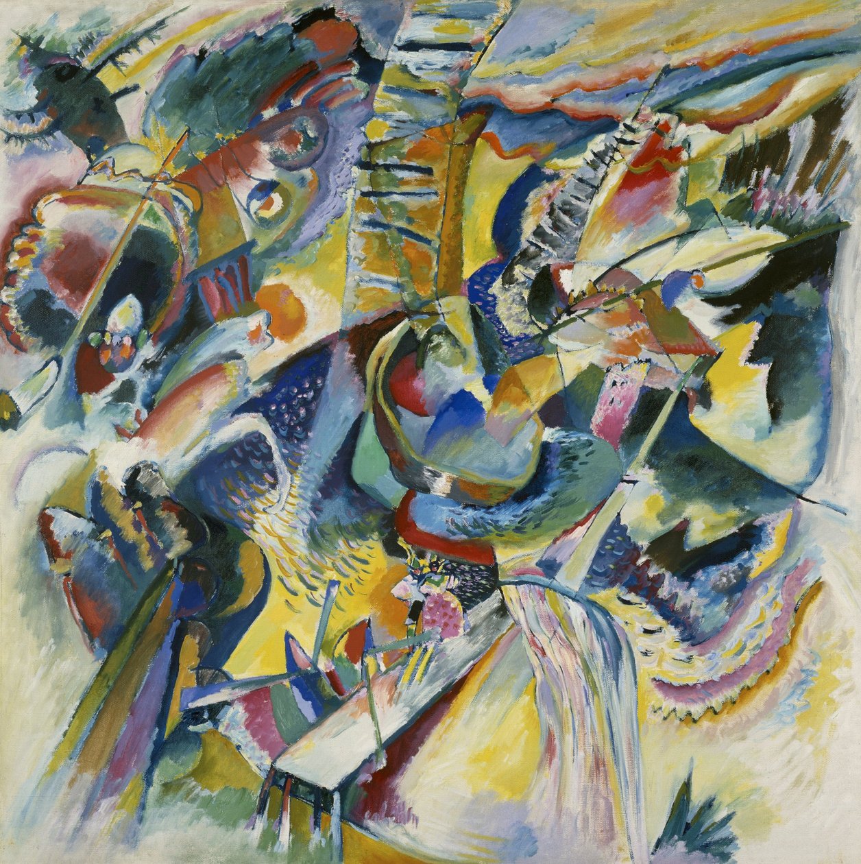 Improwizacja Klamm autorstwa Wassily Kandinsky