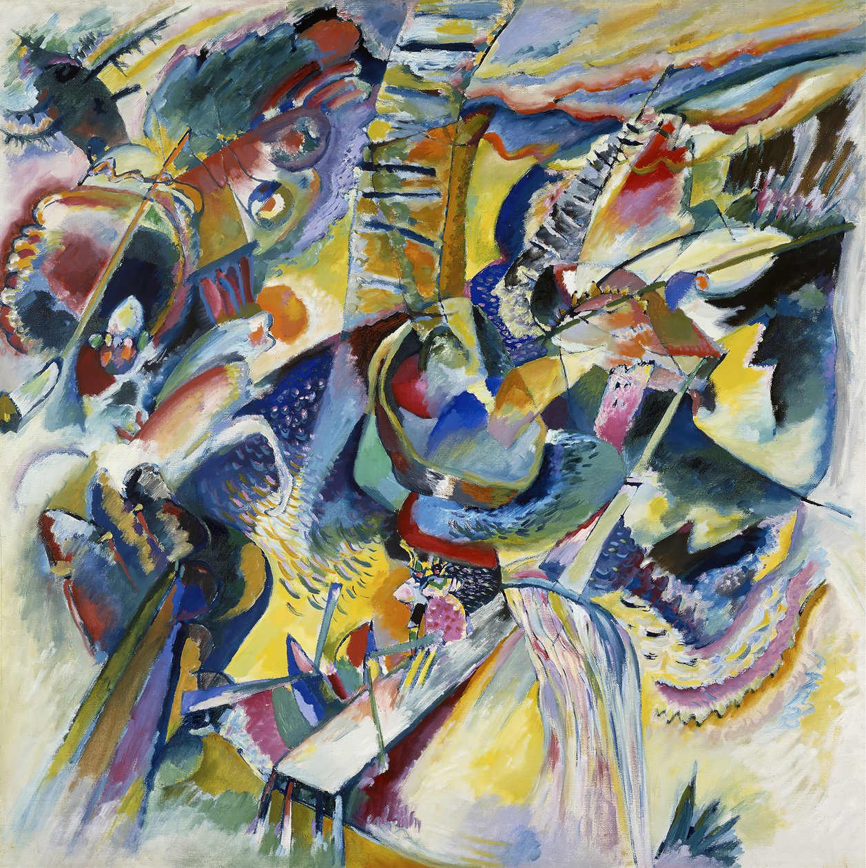 Improwizacja Klamm, 1914. autorstwa Wassily Kandinsky