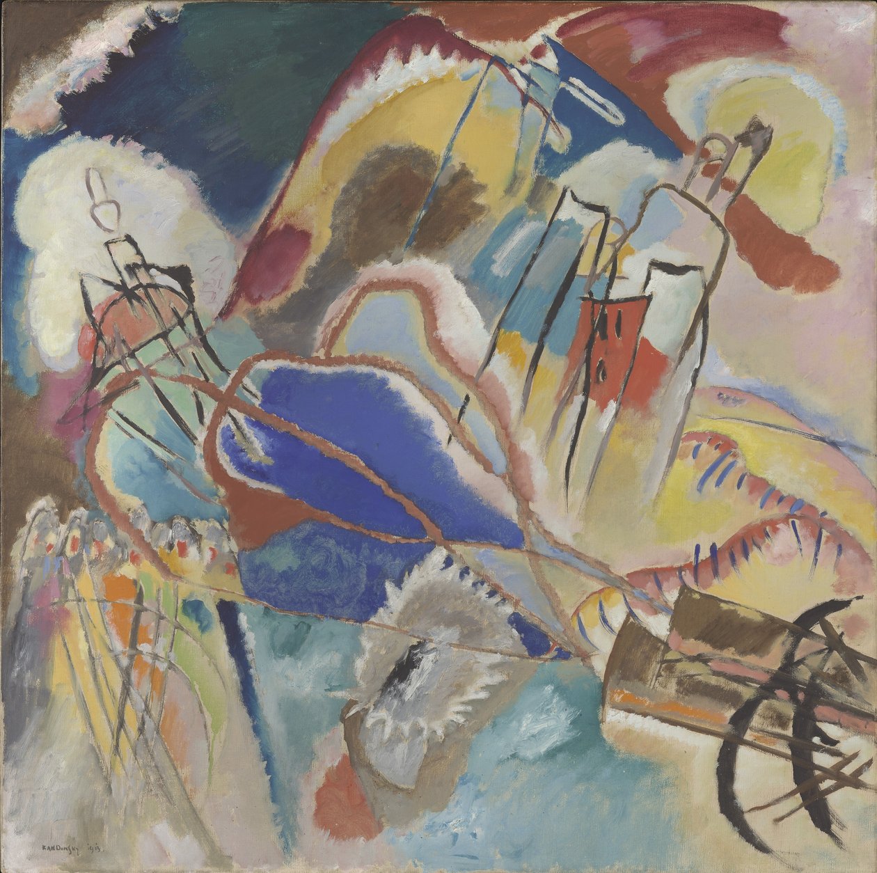 Improwizacja nr 30 autorstwa Wassily Kandinsky