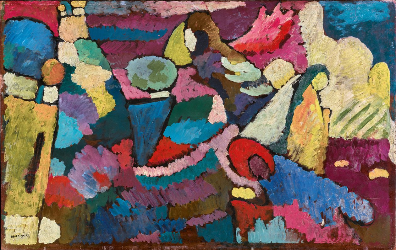 Improwizacja na mahoniu, 1910. autorstwa Wassily Kandinsky