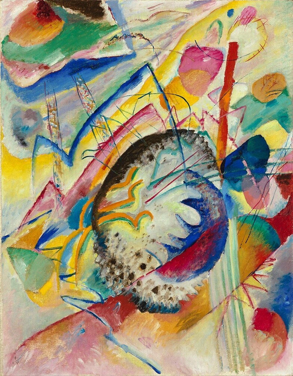 Kandinsky - Duże studium, 1914 autorstwa Wassily Kandinsky