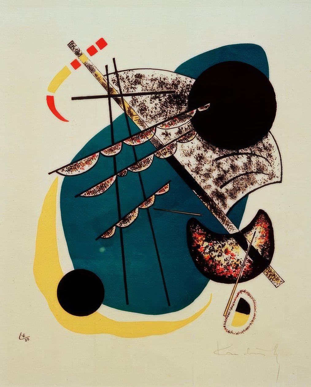 Małe światy II autorstwa Wassily Kandinsky
