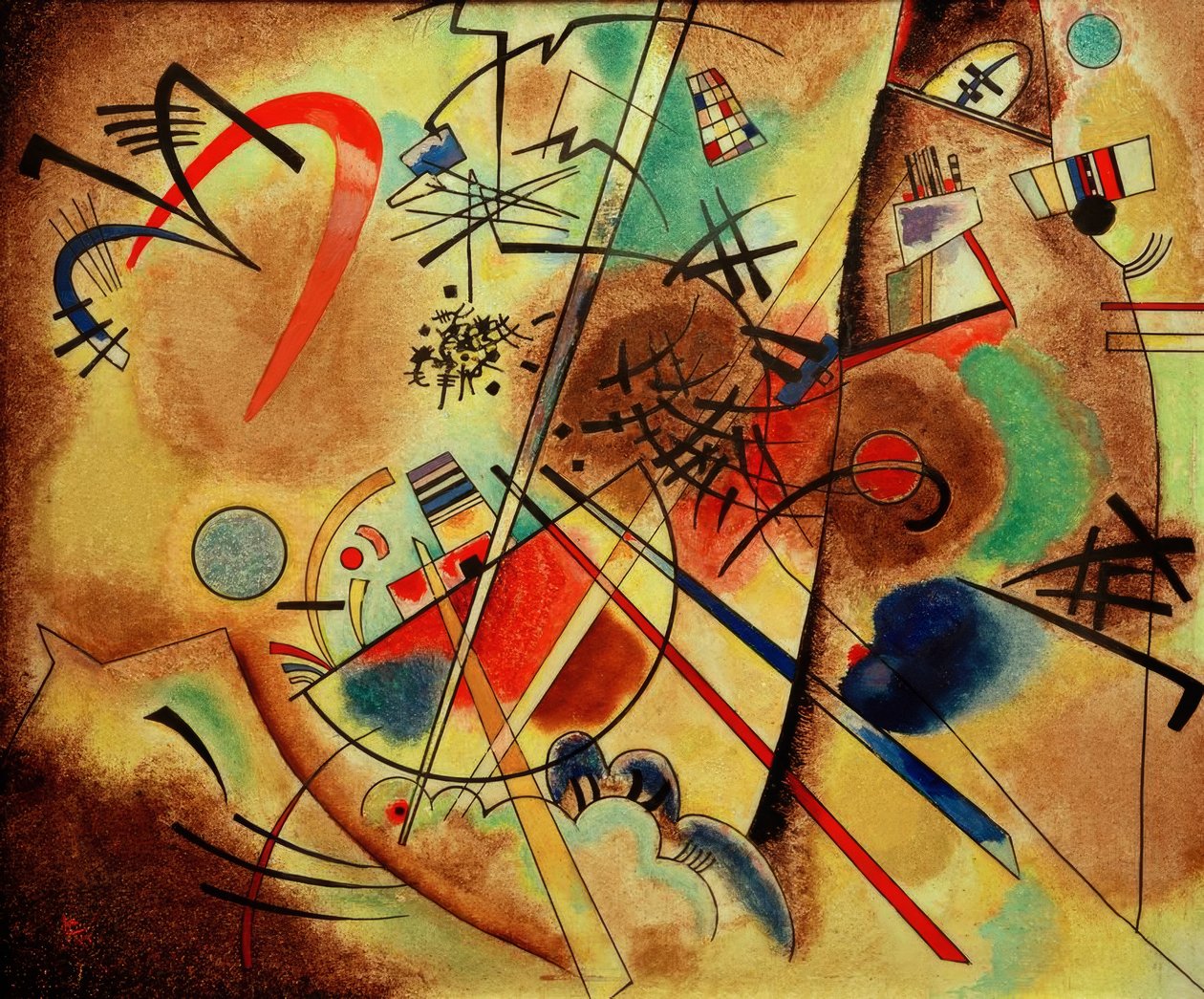 Mały sen na czerwono autorstwa Wassily Kandinsky