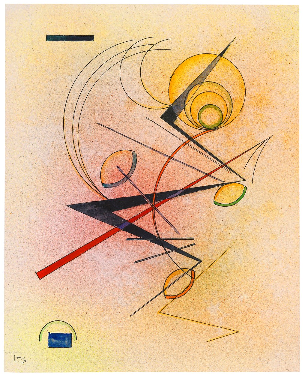Ciepło, 1928. autorstwa Wassily Kandinsky