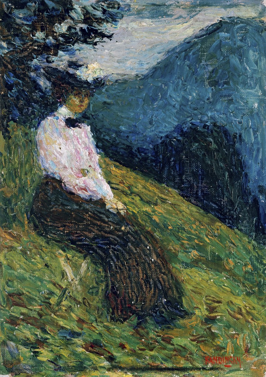 Kochel – Gabriele Münter autorstwa Wassily Kandinsky