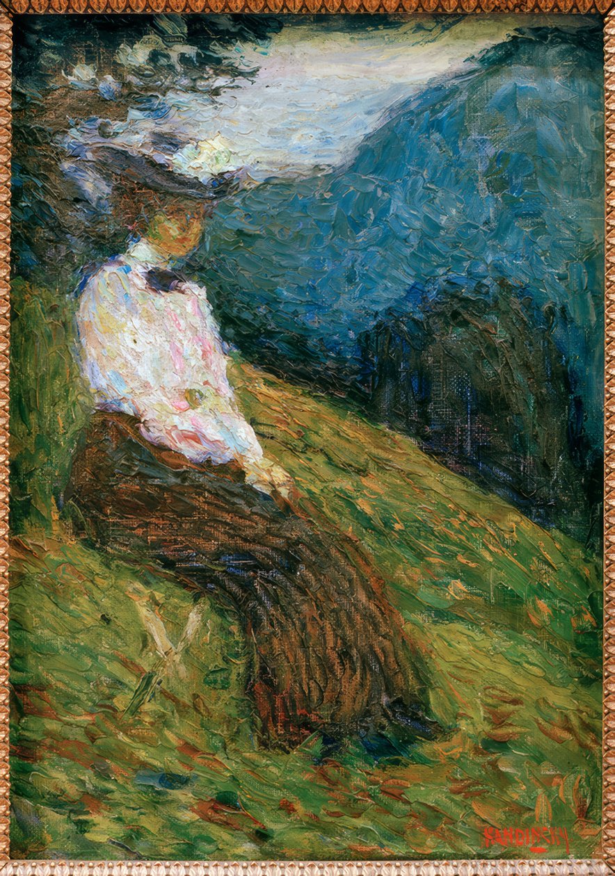 Kochel – Gabriele Münter autorstwa Wassily Kandinsky