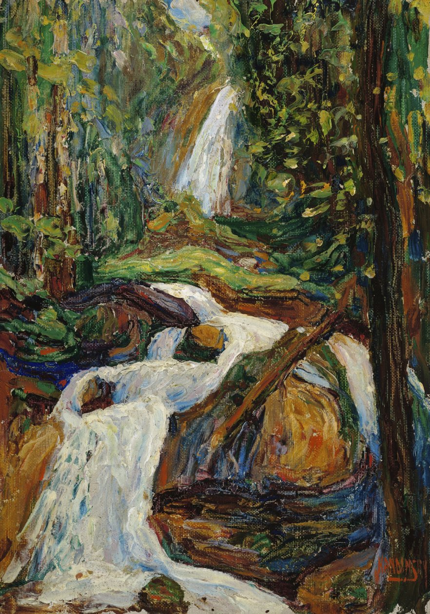 Kochel - Wodospad I autorstwa Wassily Kandinsky