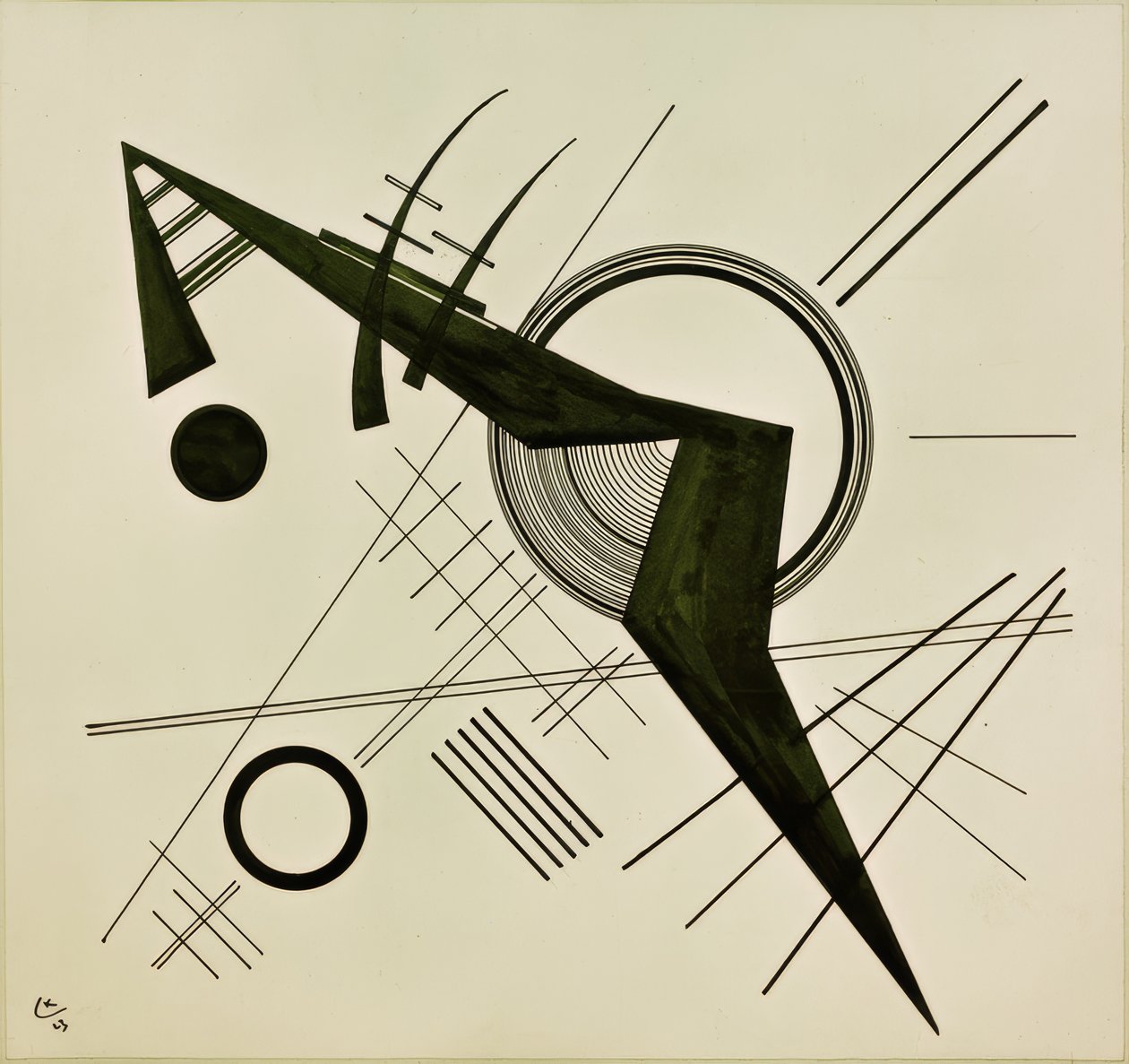 kompozycja autorstwa Wassily Kandinsky