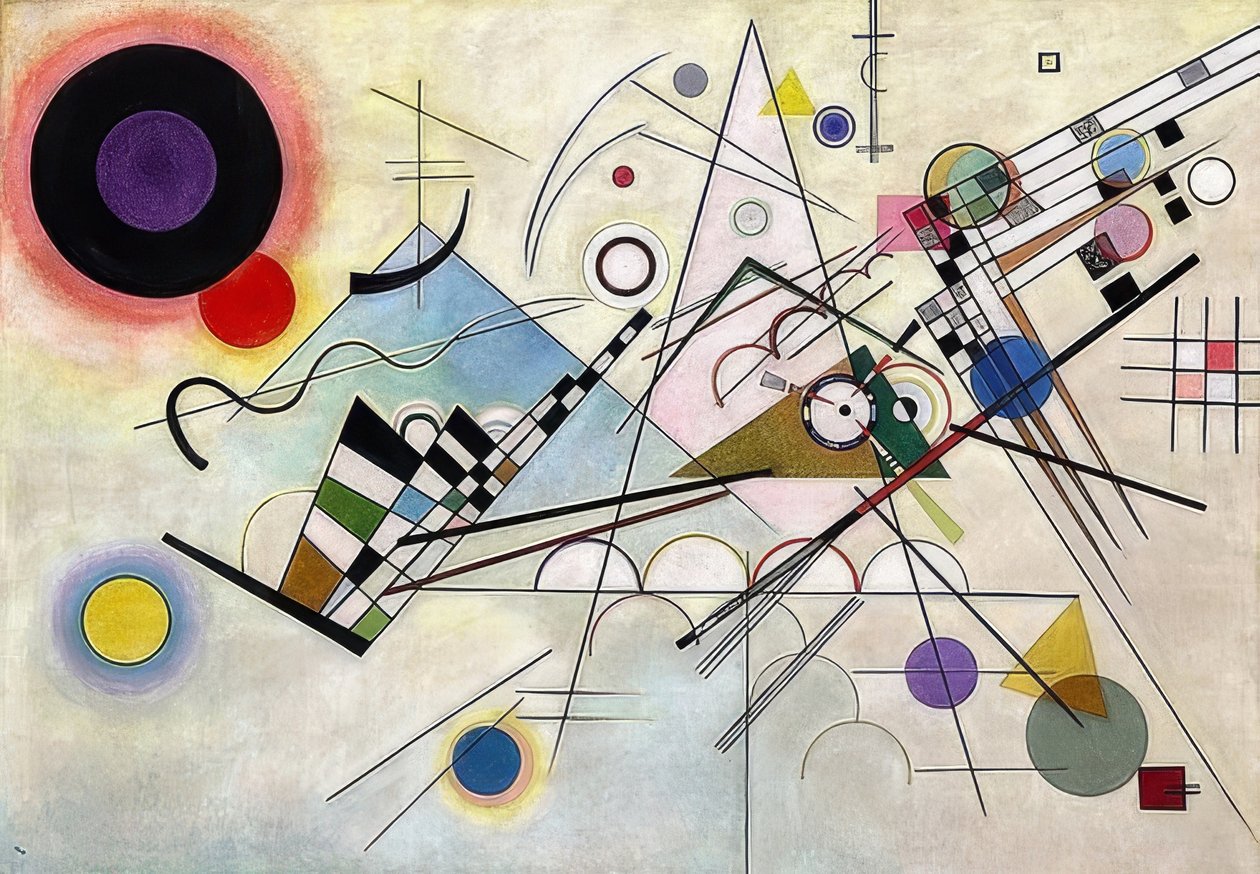 Kompozycja 8. 1923 autorstwa Wassily Kandinsky