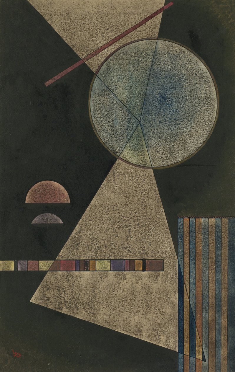 Miejsce zbiórki, 1928 autorstwa Wassily Kandinsky