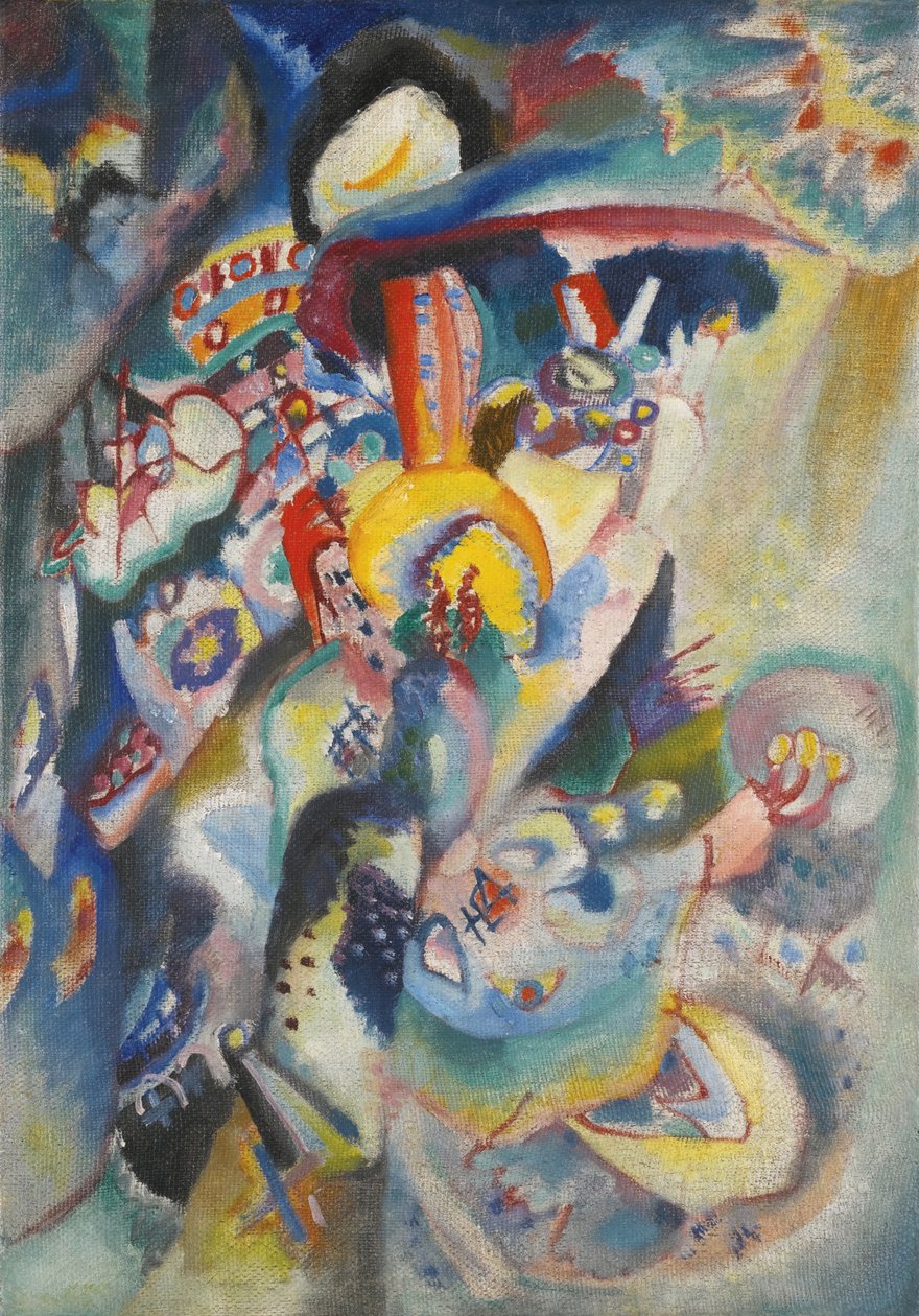 Moskwa II, 1916 autorstwa Wassily Kandinsky