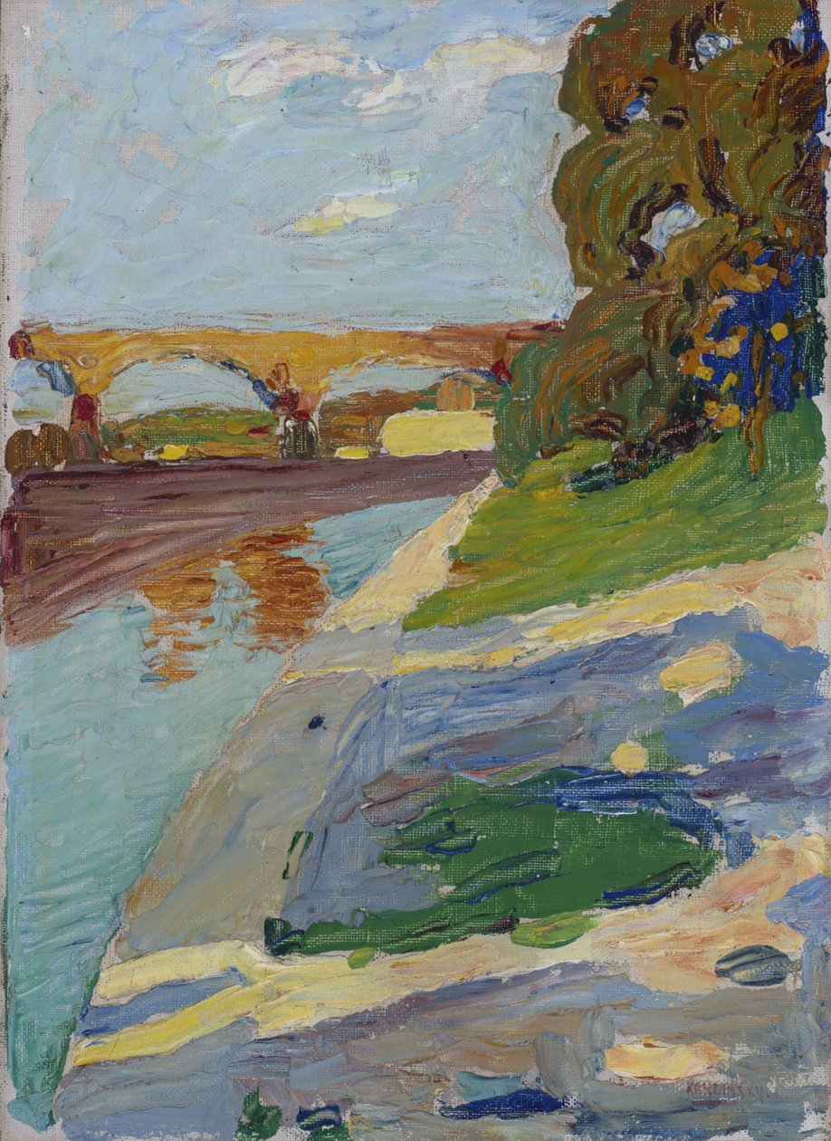 München – Die Isar   1342665   pl       polish Successfully Translated  Original: Meditation - Oeuvre de Alexei von Javlensky (Alexi von Jawlensky, Alexej von Javlenski) (1864-1941), huile sur carton Translat: Meditation - Oeuvre de Alexei von Javlensky (A autorstwa Wassily Kandinsky