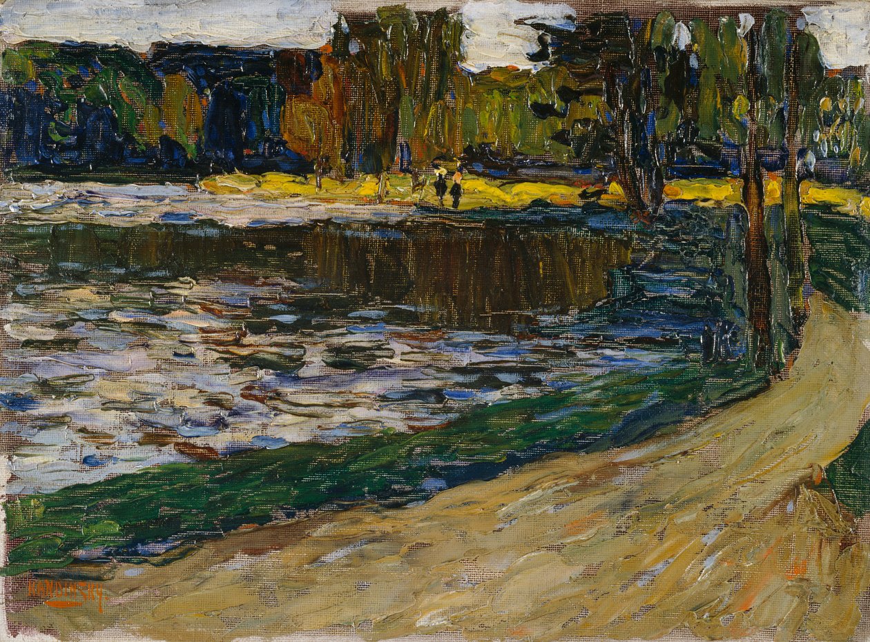 Monachium – Ogród Angielski autorstwa Wassily Kandinsky