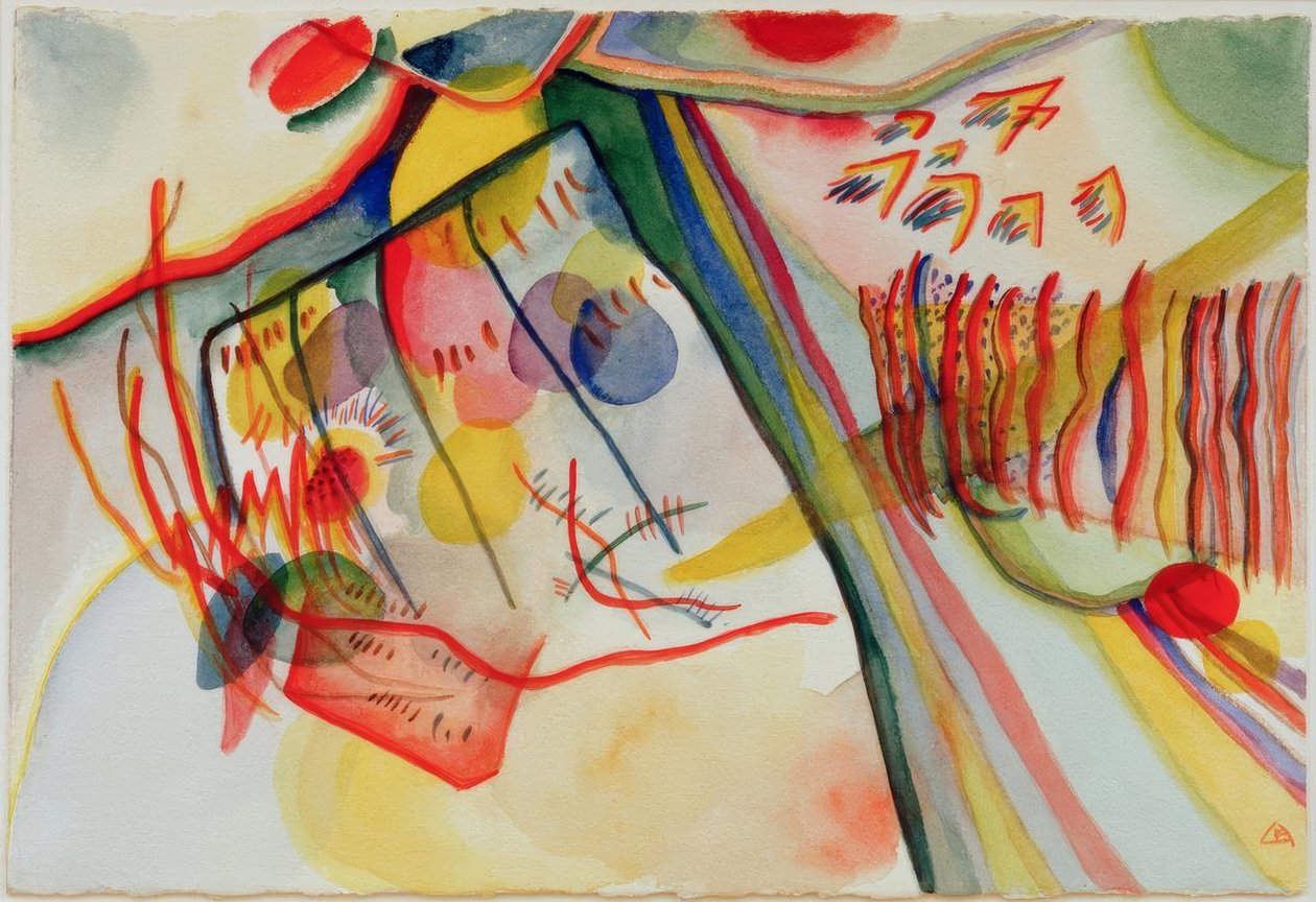 Bez tytułu (kompozycja) autorstwa Wassily Kandinsky