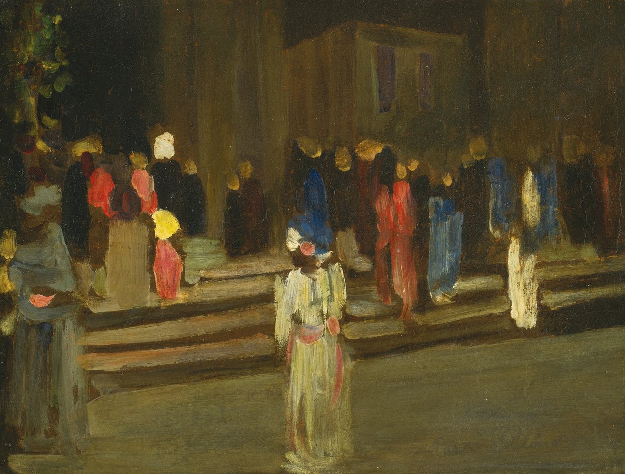 Park św. Chmury, wejście, 1906 autorstwa Wassily Kandinsky