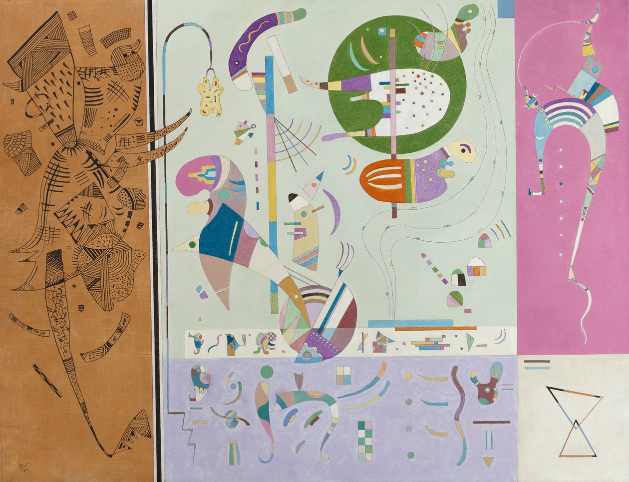 Strony są zróżnicowane autorstwa Wassily Kandinsky