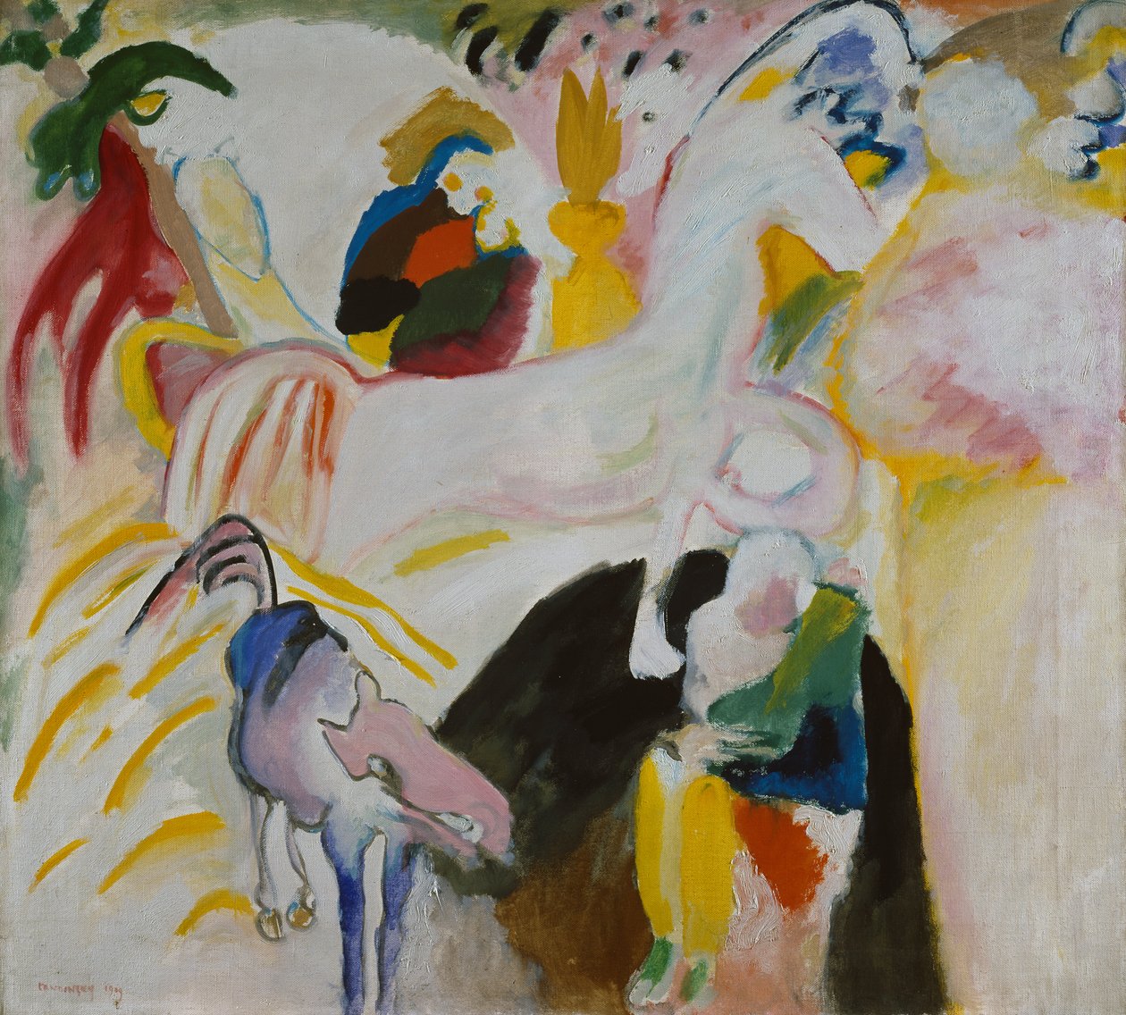 konie autorstwa Wassily Kandinsky