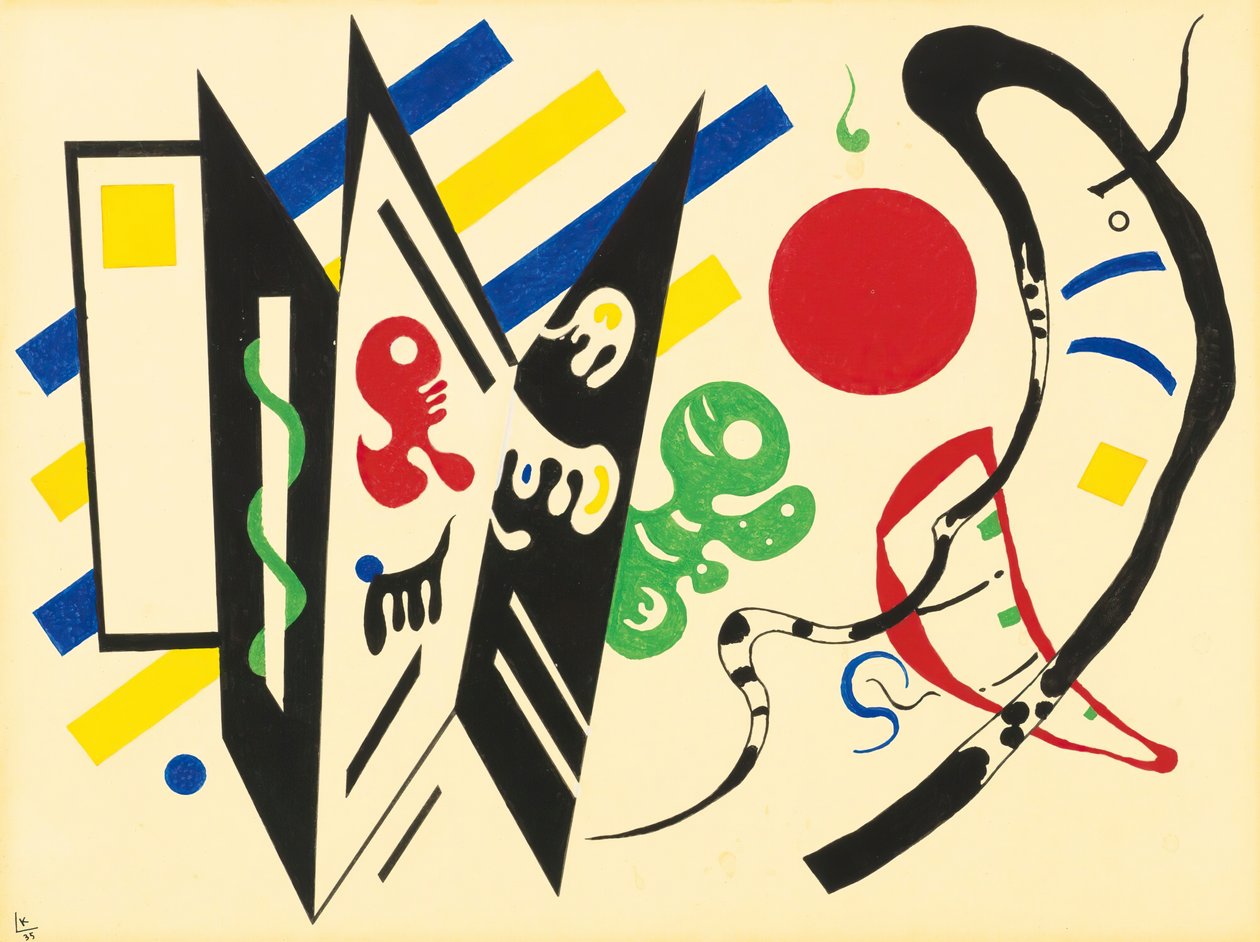 Wzajemność, 1935. autorstwa Wassily Kandinsky