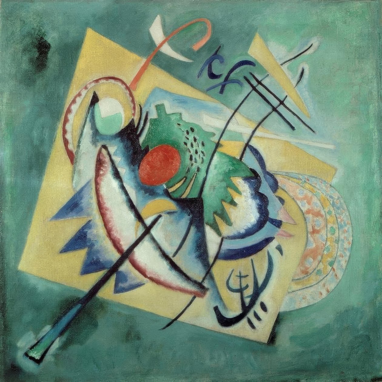 Rotes Owalne autorstwa Wassily Kandinsky