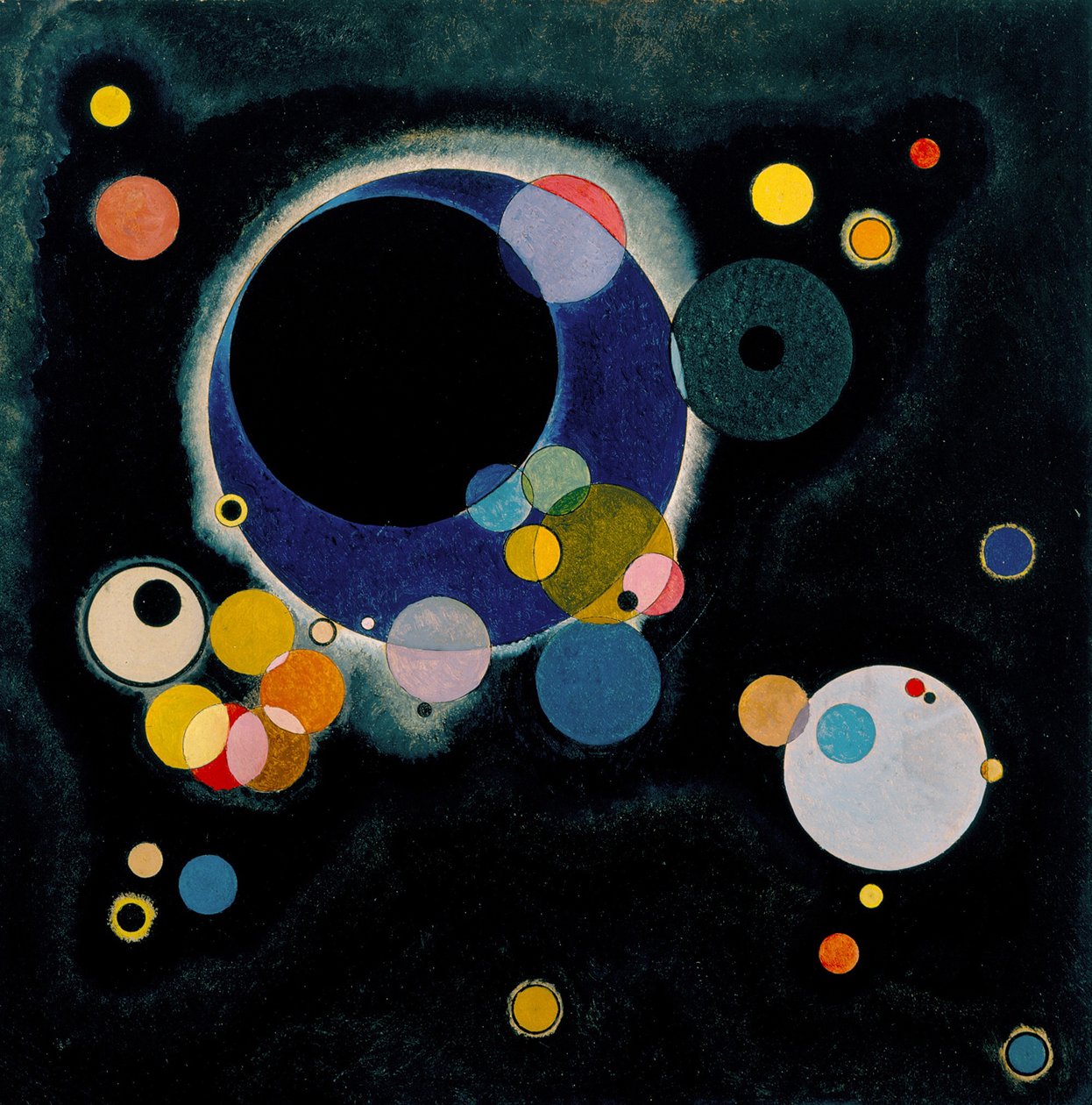 Kilka kręgów, 1926 autorstwa Wassily Kandinsky