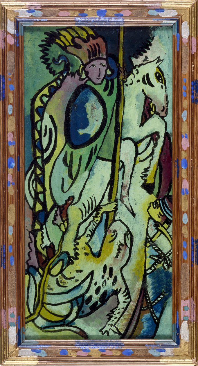 Św. Jerzy II autorstwa Wassily Kandinsky