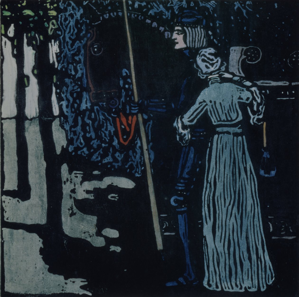 Pożegnanie, 1907 autorstwa Wassily Kandinsky
