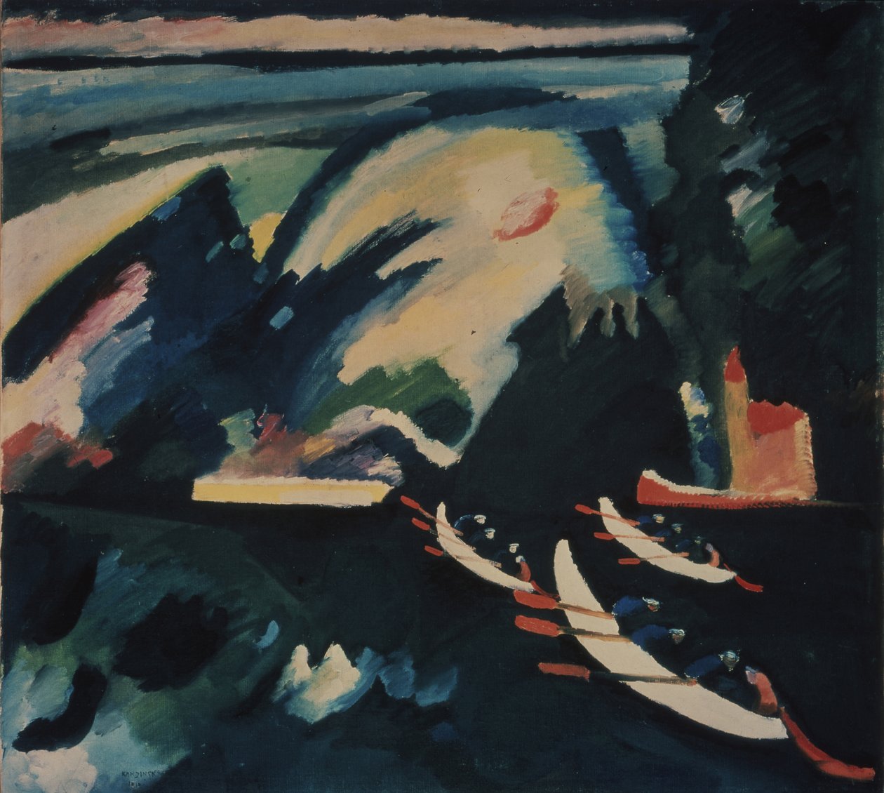 Jezioro, 1910 autorstwa Wassily Kandinsky