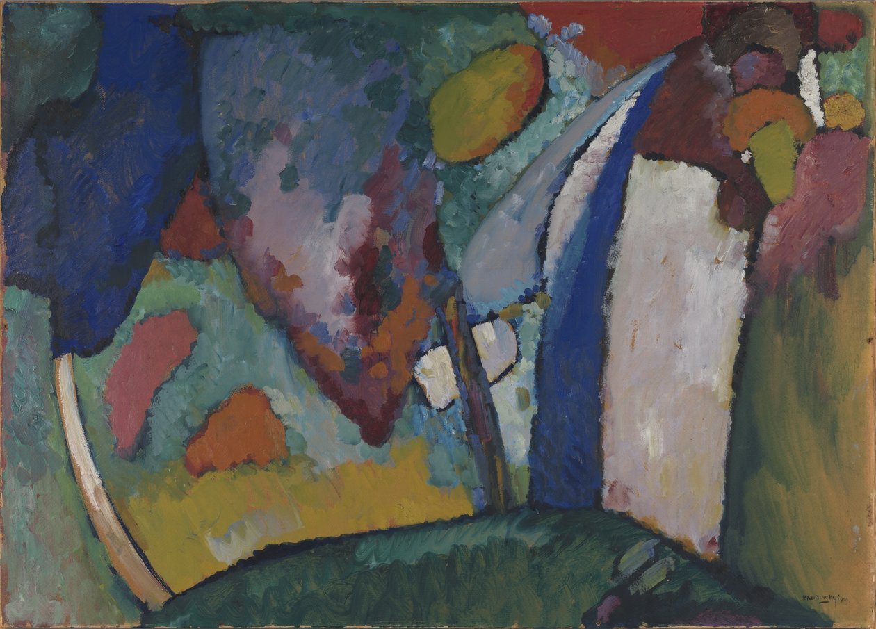 Wodospad autorstwa Wassily Kandinsky
