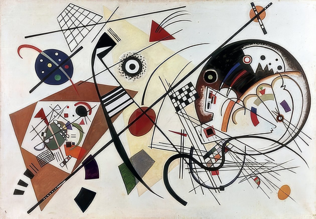 Linia ciągła. 1922-44 autorstwa Wassily Kandinsky