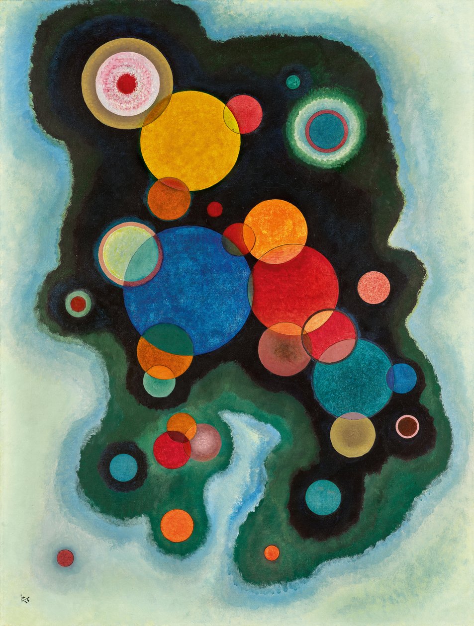 Pogłębiony impuls, 1928. autorstwa Wassily Kandinsky
