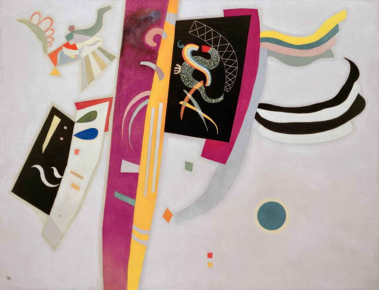 Fioletowo-pomarańczowy autorstwa Wassily Kandinsky