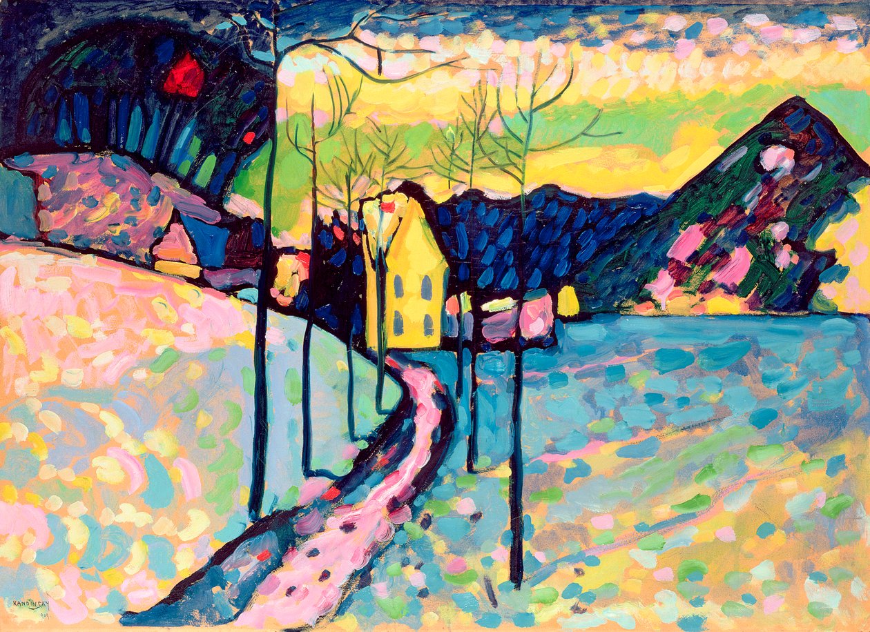 Zimowy krajobraz autorstwa Wassily Kandinsky