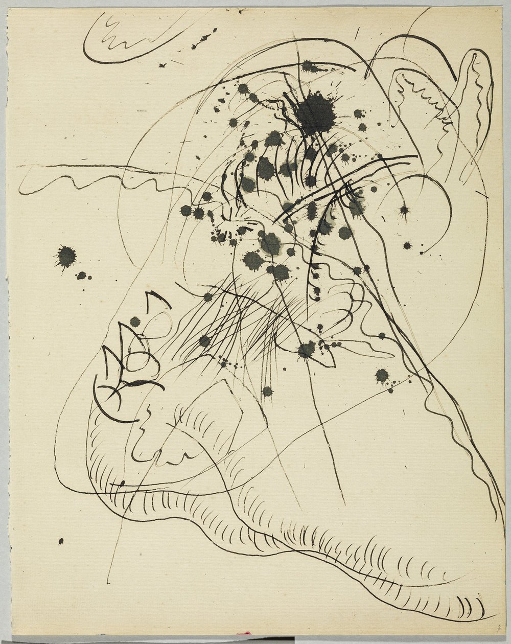 Rysowanie po „niebieskiej plamie” autorstwa Wassily Kandinsky