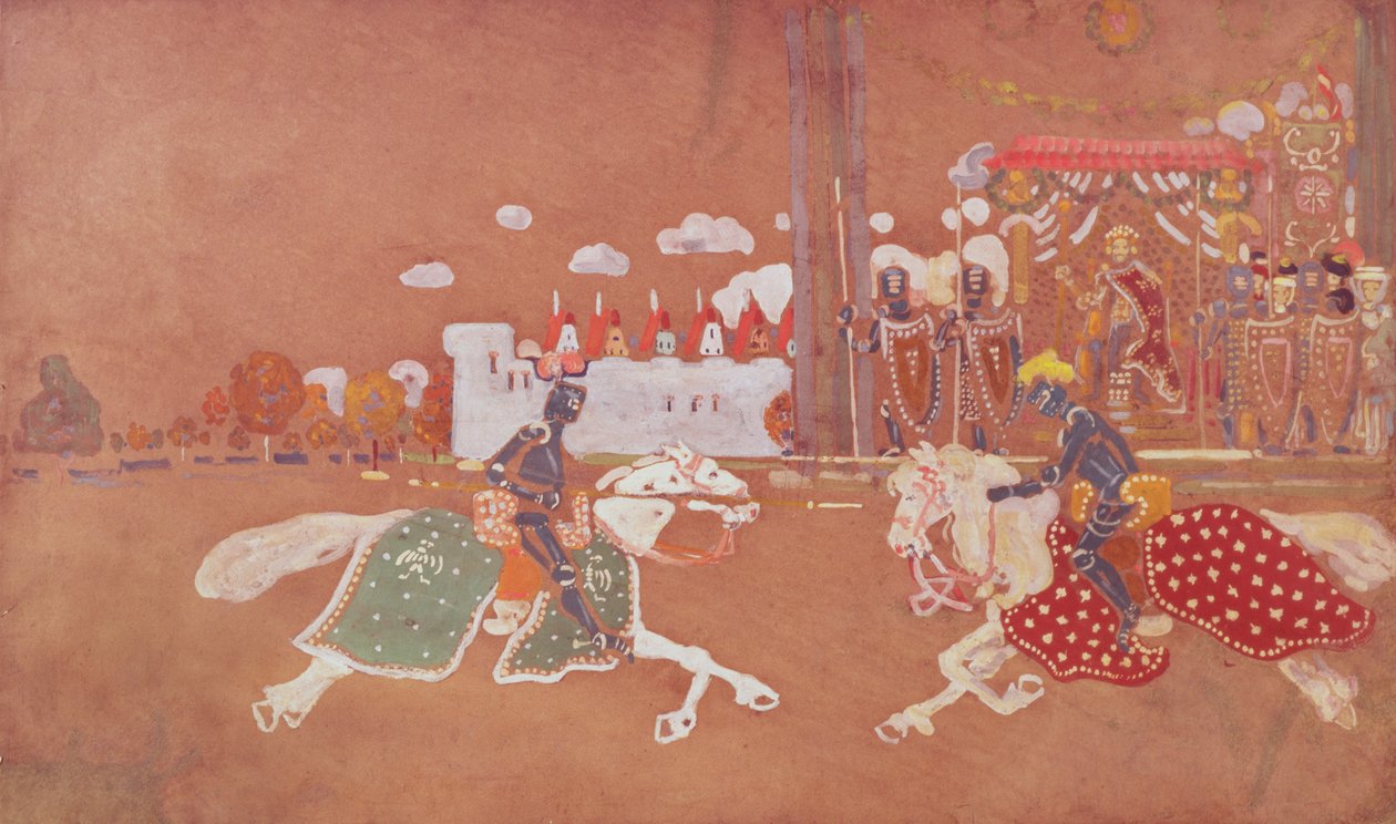 pojedynek autorstwa Wassily Kandinsky