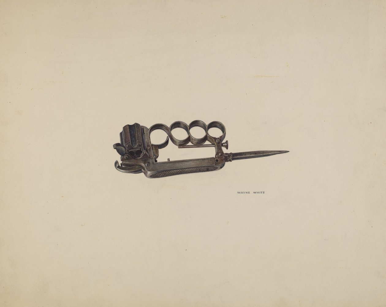 Apache Gun autorstwa Wayne White