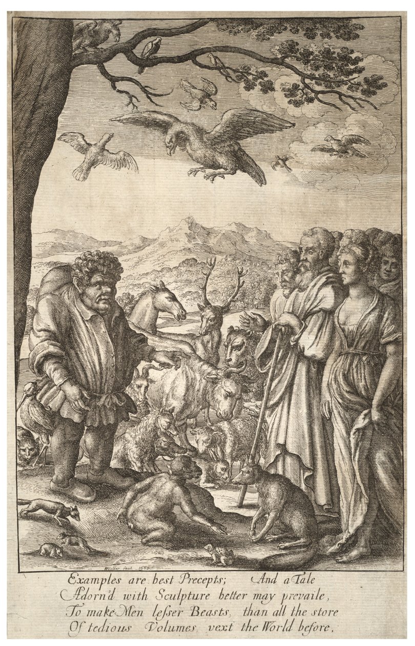 Ezopa autorstwa Wenceslaus Hollar