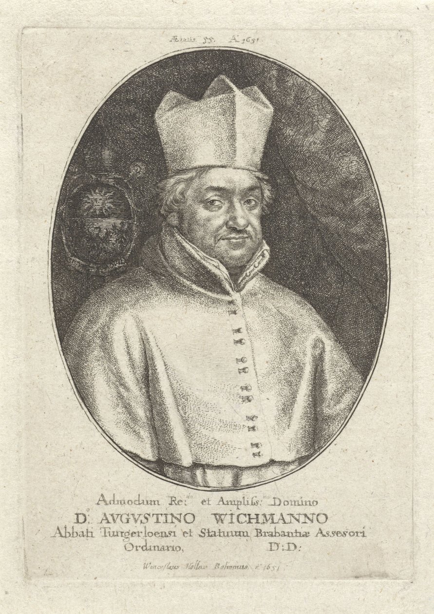 Augustyna Wichmansa autorstwa Wenceslaus Hollar