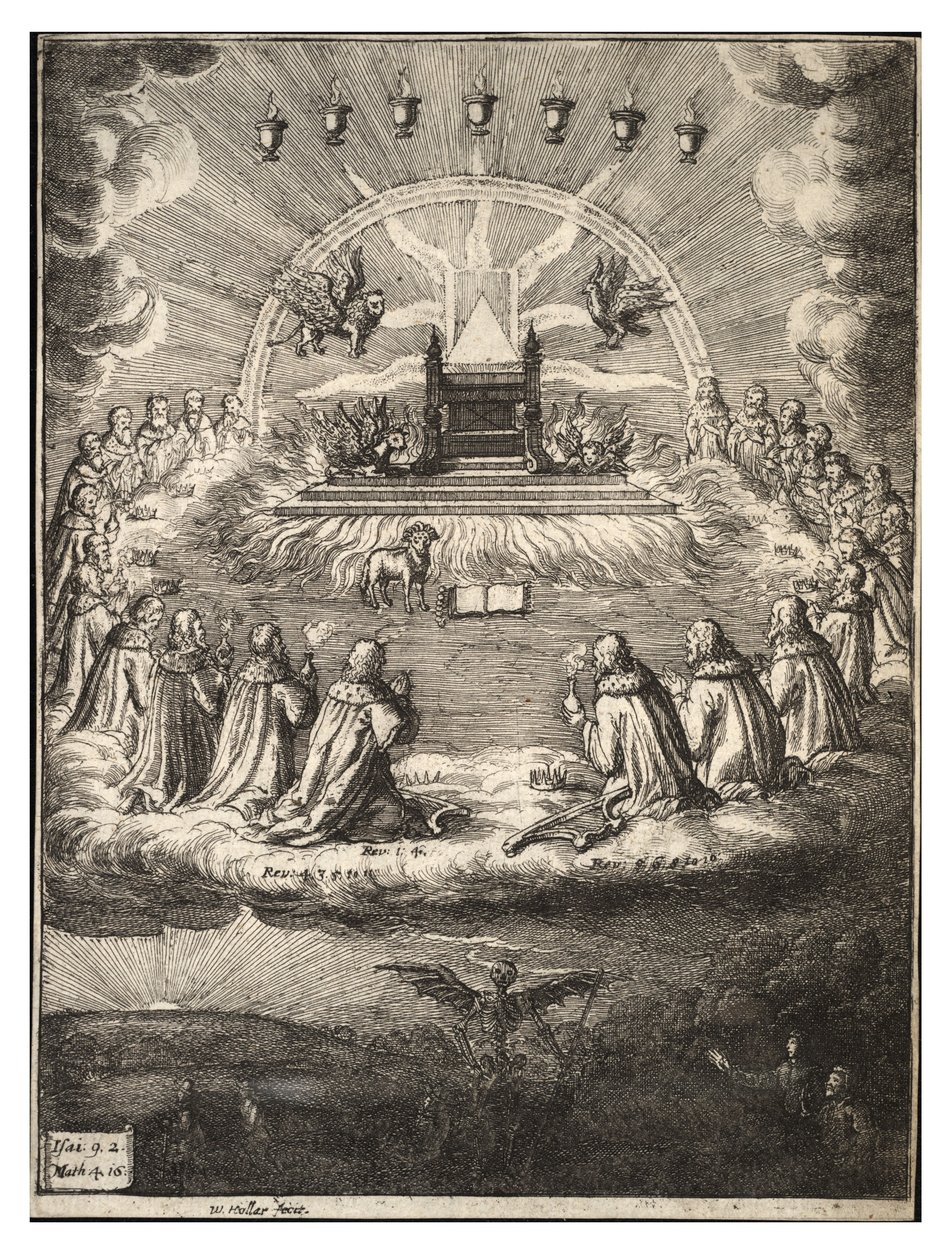 Zorza polarna autorstwa Wenceslaus Hollar