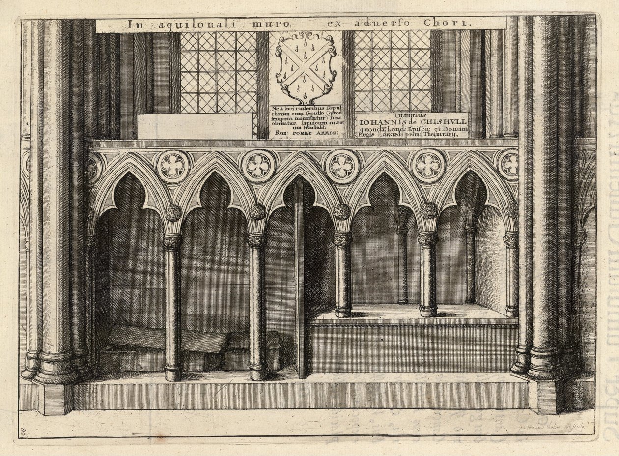 Chishull (pomnik) autorstwa Wenceslaus Hollar