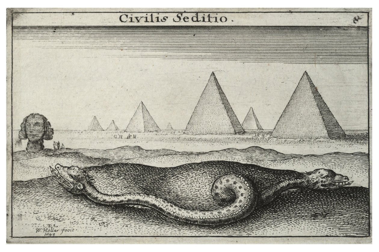 niezgody obywatelskie autorstwa Wenceslaus Hollar