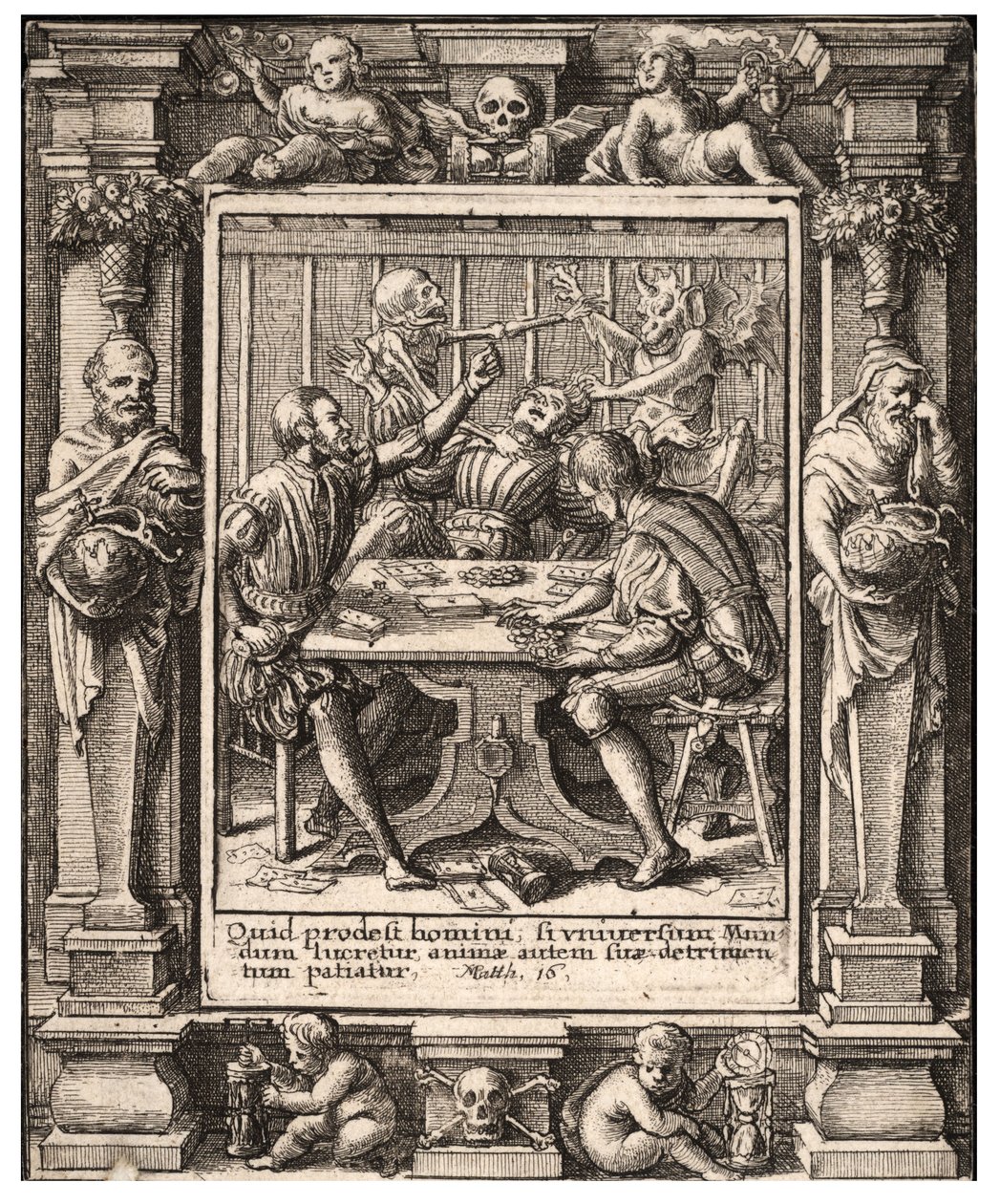 Gracze autorstwa Wenceslaus Hollar