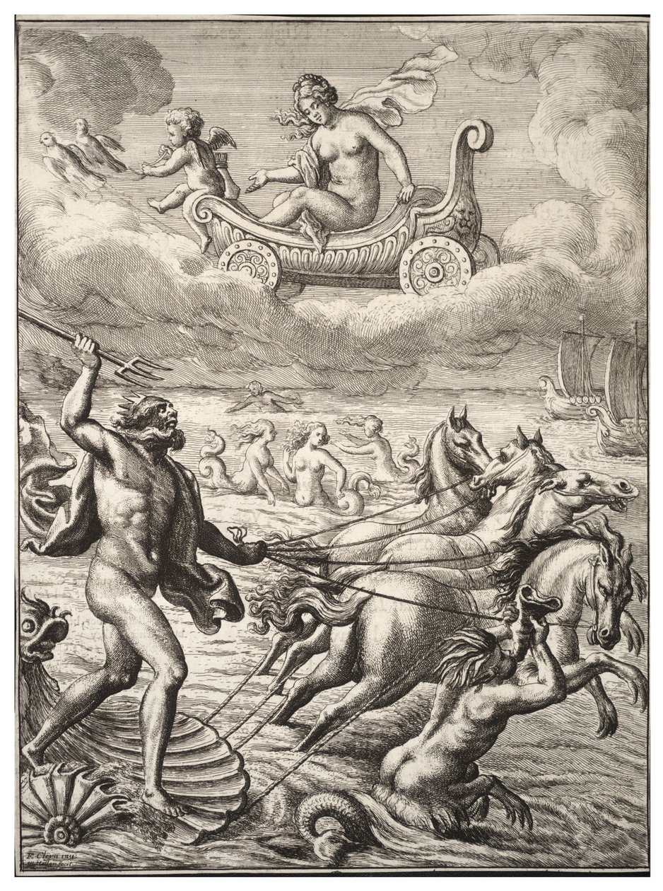 Neptun i Wenus. Stan 2 autorstwa Wenceslaus Hollar