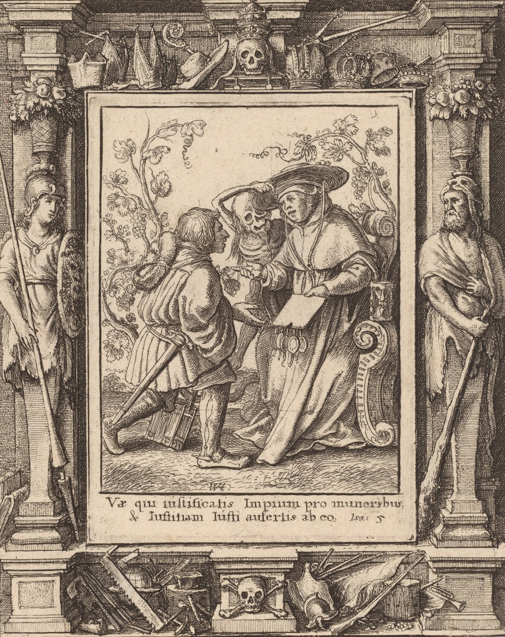 Kardynał, 1651. autorstwa Wenceslaus Hollar