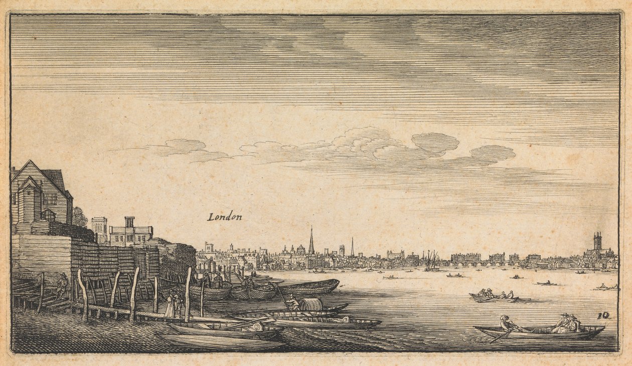 Angielski Widoki: Londyn autorstwa Wenceslaus Hollar