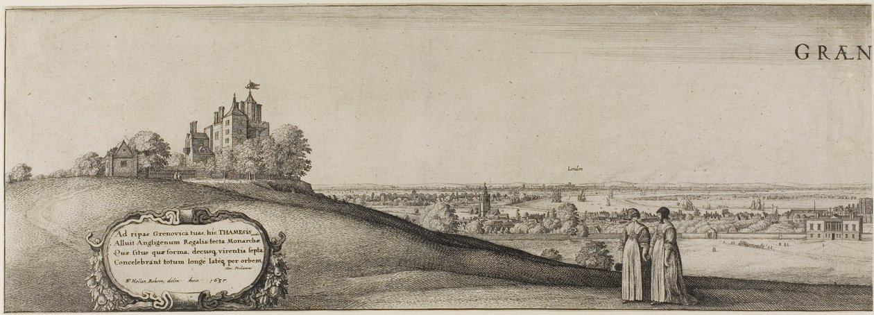 Greenwicz autorstwa Wenceslaus Hollar