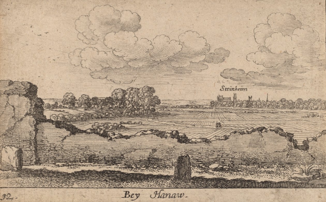 Urodzony 1635. autorstwa Wenceslaus Hollar
