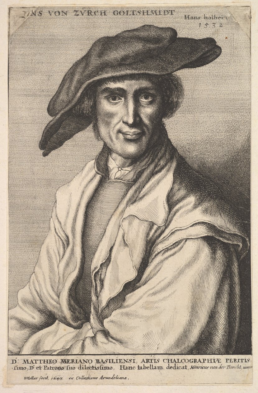 Hans von Zurich Goltshmidt, 1647. autorstwa Wenceslaus Hollar