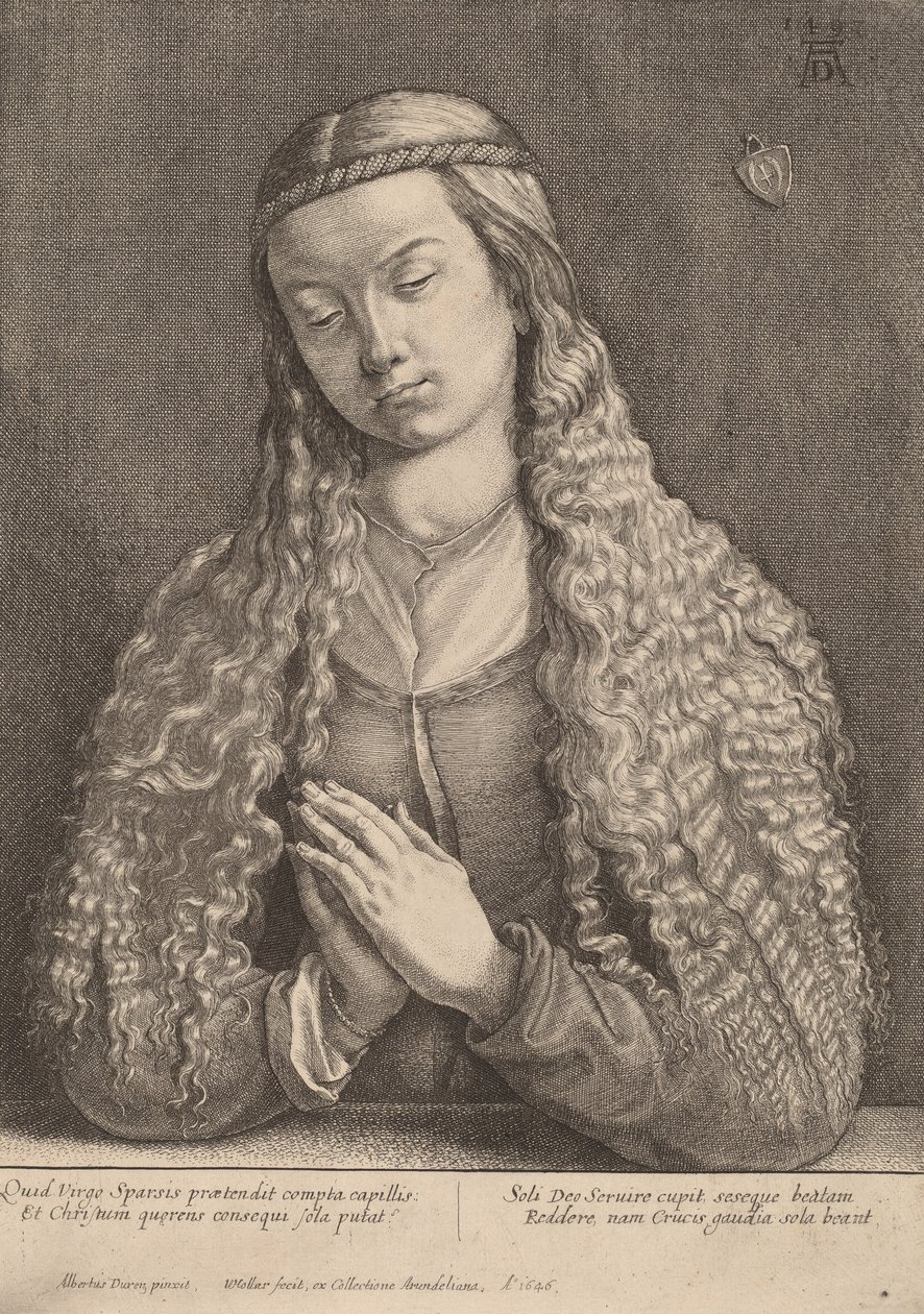 Katarzyna Furlegerin, 1646. autorstwa Wenceslaus Hollar
