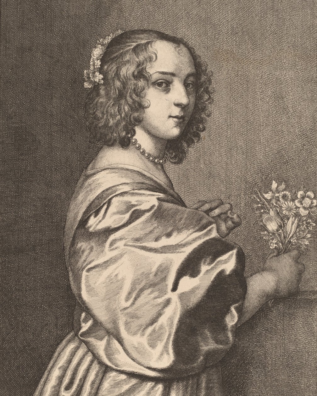 Małgorzata Cytryna, 1646. autorstwa Wenceslaus Hollar