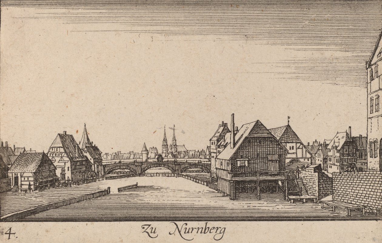 Norymberga, 1635. autorstwa Wenceslaus Hollar